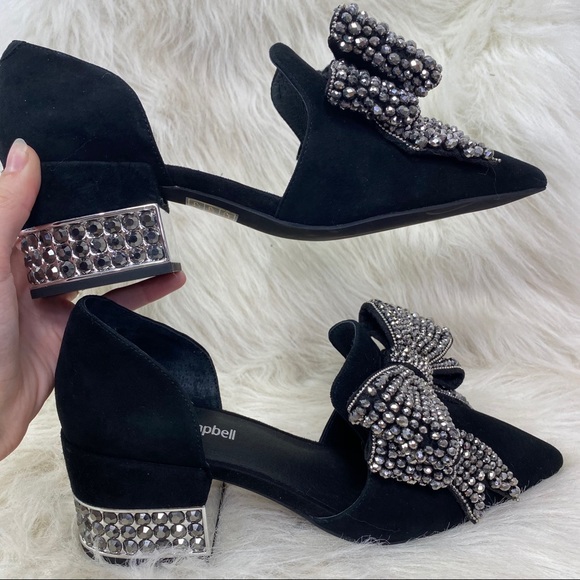 Jeffery Campbell Valenti Bow Loafer Black Stone - Picture 10 of 11